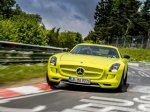 Электрический Mercedes-Benz SLS AMG установил рекорд Нюрбургринга