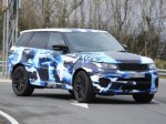 «Заряженный» Range Rover Sport замечен на испытаниях